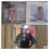 (3) Vintage Vinyl Record Albums - (2) Reba