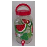Vintage One Gallon Glass Watermelon Sun Tea Jar