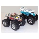 (2) Hot Wheels Monster Trucks - Zombie Monster