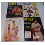 (4) Vintage Magazines - 1958 Sport Carmen Basilio