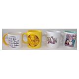 Lot of 4 Golden Girls Coffee Mugs Cups - Stay