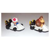 Super Mario Kart Toad & Donkey Kong Toy Cars