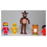 Toy Action Figure Lot Including Five Nights at