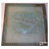 Vintage Wood Silk Screen Frame - Says Yankees