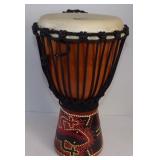 Vintage Toca Djembe Hand Percussion Wood Drum -