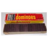 Vintage Halsam Double Six Dominoes Game - Empire