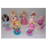 Lot of Barbie Toy Action Figures