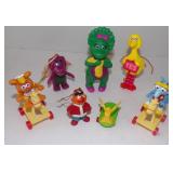 Small Toy Action Figure Lot - Includes Barney,