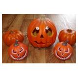 Halloween Pumpkin Jack-o-Lantern Lot - Various