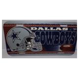 Dallas Cowboys Football License Plate Car Tag