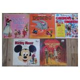 (5) Vintage Vinyl Record Albums - Snow White,