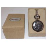 Remington Two Horse Head Pocket Watch w/ Box -