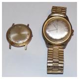(2) Vintage Watches - Elgin Watch Face Only &