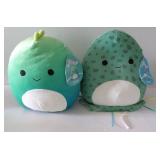 (2) Original Squishmallows Stuffed Plush Toys -