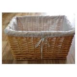 Wicker Home Decor Storage Basket - Measures 18' x