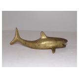 Vintage Brass Shark - Measures 6' in Length