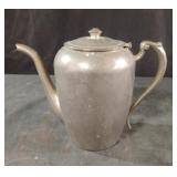 Vintage pewter coffee pot