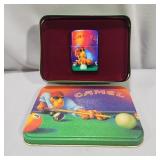 Zippo Joe Camel Lighter in Tin