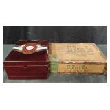 Vintage Cuban Libre and El-Rees-So cigar boxes