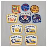 Lot of 10 Vintage Bowling Patches