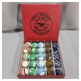 Akro Agate Shooter Marbles in Box