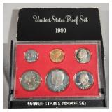 1980 United States Proof Set w/ Dollar