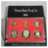 1981 United States Proof Set w/ Dollar
