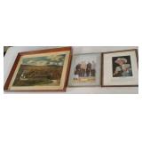 Vintage framed photos