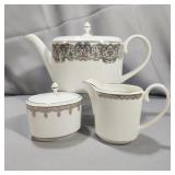 Waterford "Lismore Lace Platinum" 5pc. Table