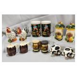 6 Sets of Salt & Pepper Shakers