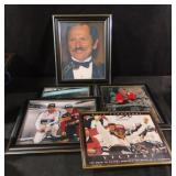Framed photos of Dale Earnhardt