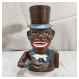 Cast Iron Mechanical "Jolly Boy" Bank w/ Top Hat