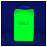 McKee Glass Uranium Custard Salt Shaker