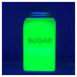 McKee Glass Uranium Custard Sugar Shaker