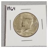 1964 Kennedy Half Dollar (90% Silver)