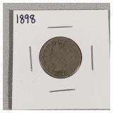 1898 Liberty Head V Nickel