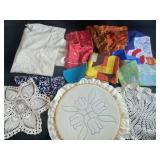 Decorative scarfs and doilies
