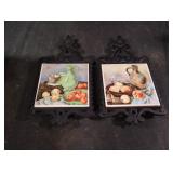 Vintage metal trivets