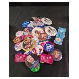 Vintage political buttons