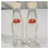 Pepsi-Cola Glass Bottle Shaker Set