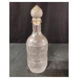 Vintage Pressed Glass Decanter Federal Law