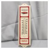 USA Made Chevrolet Metal Thermometer