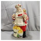 Vintage Ceramic Santa Utensil Holder