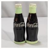 Ceramic Coca-Cola Bottle Shaker Set