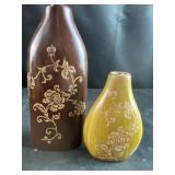 Wooden vases