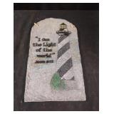 Lighthouse stone plaque