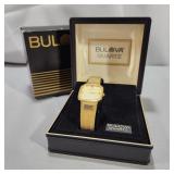 RJR Bulova Quartz Wrist Watch in Box