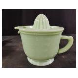 Vintage Green Jadeite Glass Depression Style
