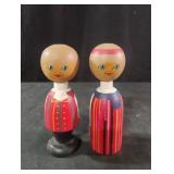 Vintage Swedish wooden dolls