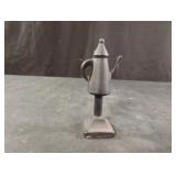 vintage cast iron coffee pot
